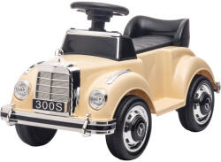 AIYAPLAY Gyermekeknek való utazóautó, Mercedes Benz Design 300 S, bézs (370-290V00BG)