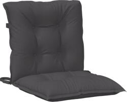 vidaXL 6 db melange antracit szövet háttámlás székpárna 100x50x7 cm 4002378 (4002378)