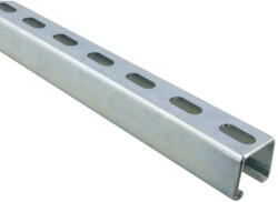 Walraven BIS RapidStrut profilsín 41x41x2000mm/2.5 perforált, tűzálló, nútszélesség 22mm 6505245 Walraven (6505245)