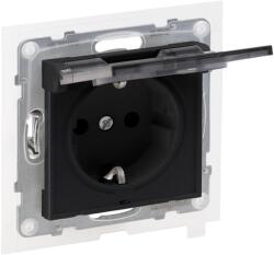 Legrand Priza SEANO Legrand cu protectie sporita IP44, 16A, 250V, Negru (89970196)