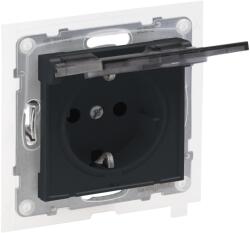 Legrand Priza de exterior Legrand SEANO IP44 cu protectie la contact, 16A, 250V, culoare antracit (53898104)