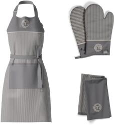 MasterChef Set MasterChef de Prosoape de Bucatarie, Schita, Manusi de Cuptor, Gri, 100 Bumbac (45873) Prosop