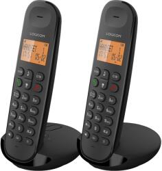 Logicom Telefon DECT Logicom Iloa 255T cu 2 Mobilteile, Anrufbeantworter si Freisprechfunktion, Negru (11123279)