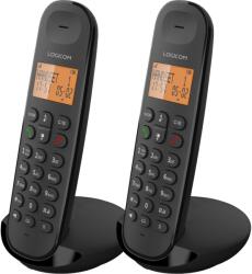 Logicom Telefon fix Logicom Iloa 250 Duo - 2 mobilteile, freisprech, 300 m, negru (62028632)