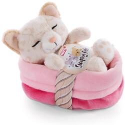 NICI Jucarie de plus NICI 47892 Pisica in cosulet 12 cm, bej, model leopard (57277870)