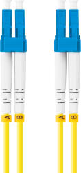 Lanberg Cablu retea fibra optica cu lungime 1 m si conectori LC/UPC-LC/UPC Lanberg Z32292 SM DUPLEX 3.0MM G657A1 LSZH galben (FO-LULU-SD11-0010-YE)