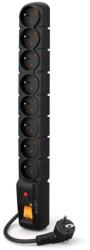 HSK Data S8 Black 8 AC outlet(s) 230 V 3m