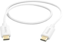 Hama Cablu date HAMA 201590, USB-C - USB-C, 1 m, alb (4047443507778)