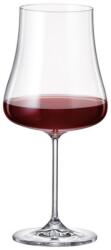 Bohemia Royal Crystal Aira vörösboros pohárkészlet, 6 db, 680 ml