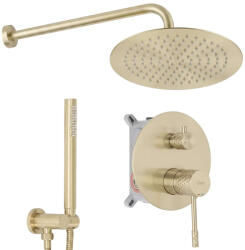Rea Lungo set de duș ascuns cu duș de ploaie auriu REA-P9665 (REAP9665)