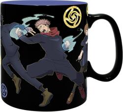 ABYstyle Cană cu efect termic ABYstyle Animation: Jujutsu Kaisen - Group (Black) (ABYMUGA723)