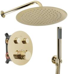 Rea Lungo set de duș ascuns cu termostat cu duș de ploaie auriu REA-P6965 (REAP6965)