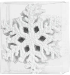 MagicHome Karácsonyfadísz, MagicHome Vianoce, 12 db, hópelyhek díszkészlet, akasztható, átmérő: 10 cm, karácsonyfára (TC8091527)