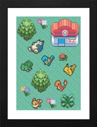 GB eye Poster cu ramă GB eye Games: Pokemon - Pixel Art (GBYDCOA043)