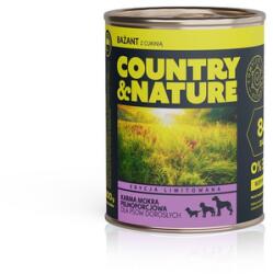 Country&nature Gabonamentes nedves eledel Fácán cukkínivel 800 g