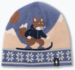 Smartwool Căciulă de iarnă pentru copii Smartwool Reversible Art Beanie nightfall blue