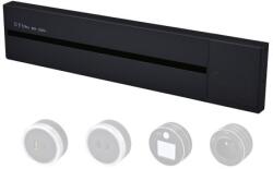 Viking Priză extensibilă - aparentă Viking LP40B/230V, 50Hz/lungime 40cm/negru/până la 5 module/IP20/aluminiu/aparentă VLP40B