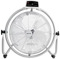 EUROLAMP Álló ventilátor 90W/230V átmérő 45 cm ezüstszínű + távirányító 300-21504 (EU0787)