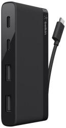 Belkin Docking Station Belkin F4U090btBLK, 2 x USB-C, 2 x USB-A 2.0 (Negru)