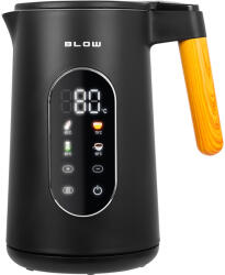 BLOW Elektromos, kijelzős, hőmérséklet-szabályzós gyorsforraló 1, 7 l, fekete BLOW BK-17PB 44-764- (44-764)
