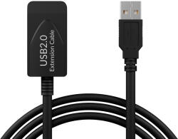 Cablu prelungitor USB-A la USB-A, 5 m, negru 66-084- (66-084)