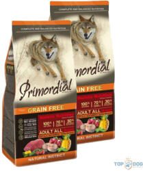 Primordial 2x12kg Grain Free Adult Buffalo&Mackerel
