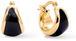 BERRIES cercei pentru femei argint placat cu aur Viva Black Earings 9BY2-AKDYOJ_GLD (KE007G)