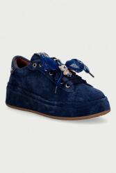 Gio+ Oliva sneakers pentru femei din piele întoarsă 9BY2-OBDW9S_95X (OLIVA148)