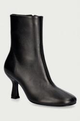 Souliers Martinez botine cu toc cui pentru femei din piele TALIN 9BY2-OBDUAM_99X (TALIN.BLACK)