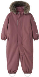NAME IT Salopetă unisex de iarnă cu glugă imblanita, mov 80-116 Hazelnut / Roșu maro (14A5DE)