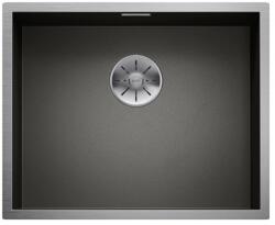 BLANCO Zerox 500-U Dark Steel mosogatótálca 54x44x18, 4 cm, rozsdamentes acél, excenter nélkül (BL-526243)