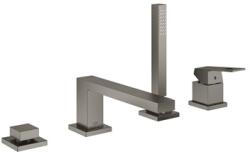 GROHE Eurocube egykaros kádtöltő csaptelep 4 lyukas, Brushed Hard Graphite (GR-19897AL1)