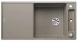 BLANCO Axia III 6 S XL mosogatótálca 100x51x20, 2 cm, tartufo, excenterrel, fa vágódeszkával (BL-523507)