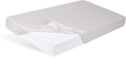 BabyMatex Világosszürke Jersey Gumis Lepedő 60x120cm Babaágy Matrachoz