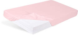 BabyMatex Púderrózsaszín Jersey Gumis Lepedő 60x120cm Babaágy Matrachoz