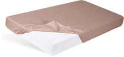 BabyMatex Dióbarna Jersey Gumis Lepedő 60x120cm Babaágy Matrachoz