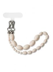 BERRIES pandantiv de telefon pentru femei din rășină sintetică Alabaster phone strap 9BY2-AKDYLL_01X (GB038)