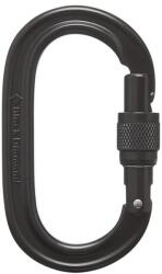 Black Diamond Carabinieră Black Diamond Oval Keylock SCRWGT, negru ()