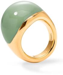 BERRIES inel pentru femei din argint placat cu aur Viva Matcha XL Ring 9BY2-AKDYMH_GLD (PVPS17)