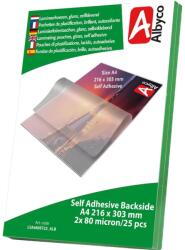 Albyco Öntapadós Lamináló Fólia A4 Méret 2x80 m Átlátszó 25 db Csomag Matricák és Címkék Készítéséhez