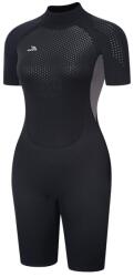 BEEK Neoprén Búvárruha Női Rövid 3mm Hátsó Cipzárral - Fekete/Szürke, 3XL-es Méret - Búvárkodás, Snorkeling, Szörfözés, Kajak, Vízi Sportok