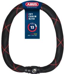ABUS Ivy Chain 9210 kerékpárzár - Edzett acél lánczár 10 mm vastag lánccal - 140 cm - Fekete - Biztonsági szint 13