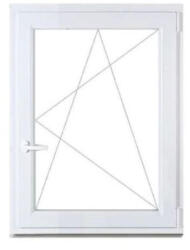  Delta W6K BNY műanyag ablak jobb 1, 0 üveggel 60x90 cm (122031)