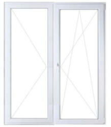  Delta W6K KFNY-BNY műanyag erkélyajtó 3 rétegű üveggel jobb 180x240 cm (166067)