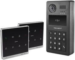 Techson TCTIS400_2db+TCTDS202BN Többlakásos Video IP kaputelefon szett (TCTIS400_2db-TCTDS202BN)
