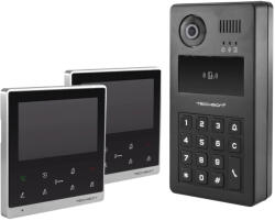 Techson TCTIS404_2db+TCTDS202BN Többlakásos Video IP kaputelefon szett (TCTIS404_2db-TCTDS202BN)