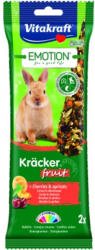 Vitakraft Emotion gyümölcsös dupla rúd cseresznyével & sárgabarackkal nyulaknak 1 db - falatozoo