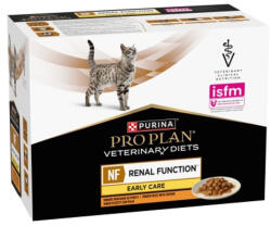 PRO PLAN Veterinary Diets NF Renal Function Early Care Chicken nedves eledel macskák számára - csirkés 10 x 85 g - falatozoo