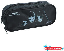 K-pop Démonvadászok Black 2 rekeszes tolltartó 26 cm (JAV_GIM36400144)