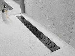 Mexen Flat M12-es vonalmenti lefolyó 90 cm, fekete - 1721090-15